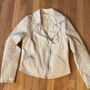 Faux Leather Moto Jacket SOLD